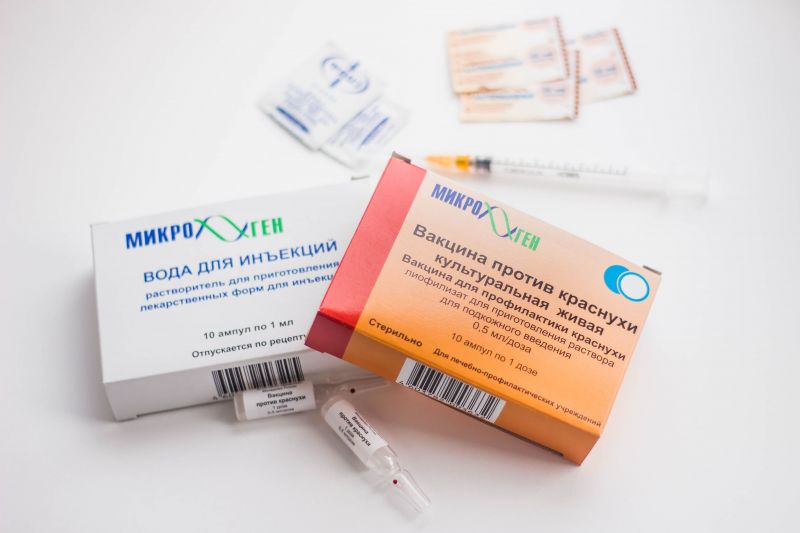 Вакцина против краснухи культуральная живая